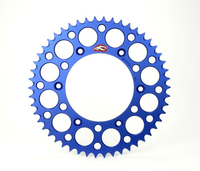 RENTHAL REAR ULTRALIGHT SPROCKET BLUE GROOVED 49T