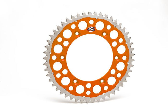 RENTHAL TWINRING SPROCKET ORANGE 48T