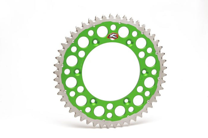 RENTHAL TWINRING SPROCKET GREEN 49T