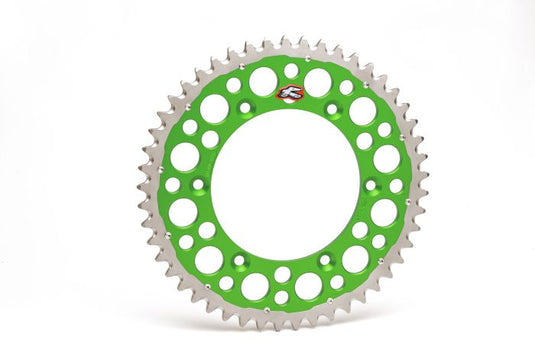 RENTHAL TWINRING SPROCKET GREEN 51T