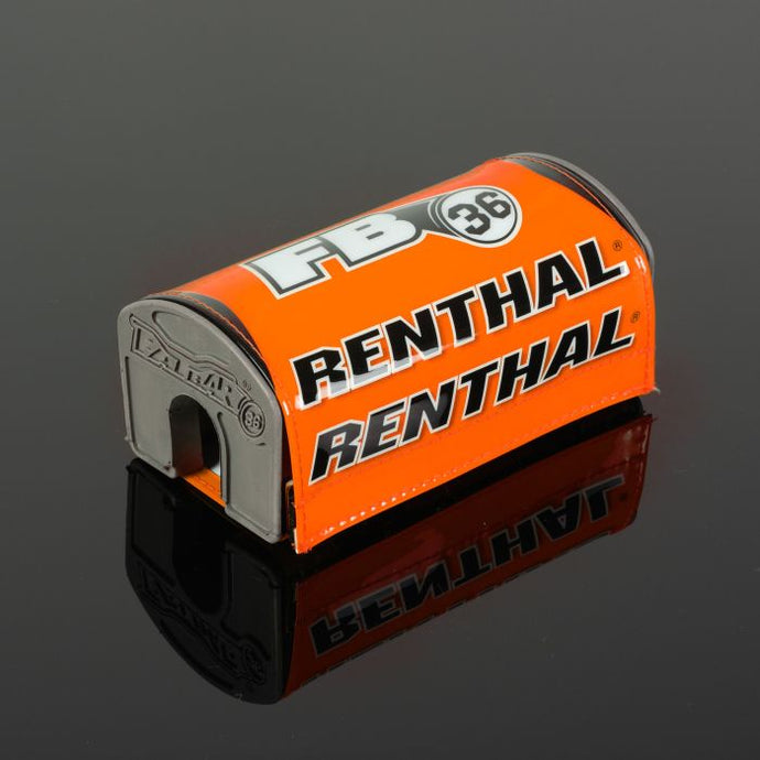 RENTHAL PAD, FATBAR 36, ORANGE/WHITE/BLACK