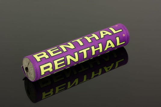 RENTHAL SX PAD 10IN PURPLE/YELLOW RETRO