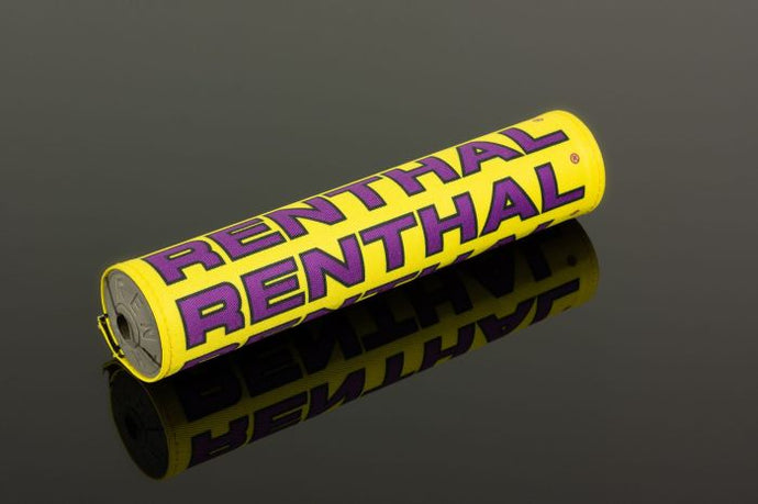 RENTHAL SX PAD 10IN YELLOW/PURPLE RETRO