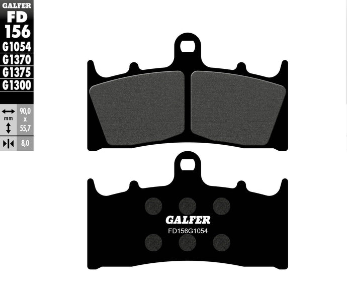 BRAKE PADS SEMI METALLIC FD156G1054 FD156G1054 image 1