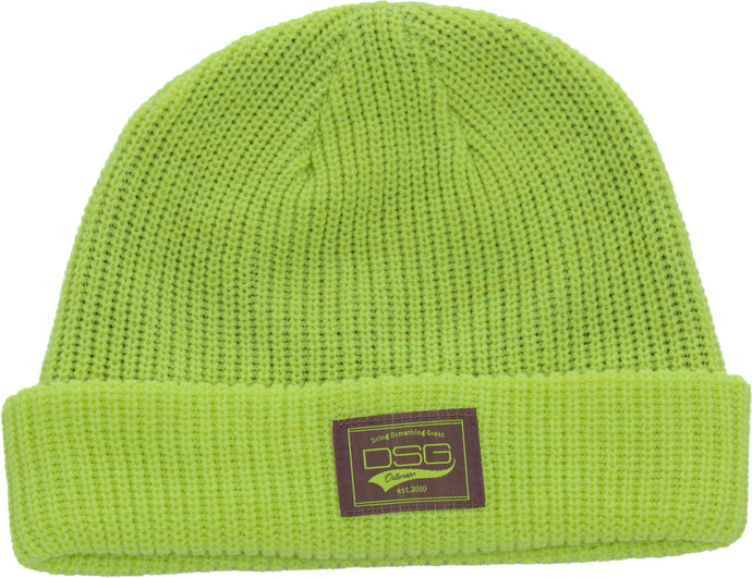 CAP KNIT BEANIE NEON LEMON 527052 image 1