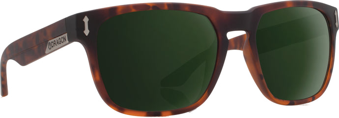 MONARCH SUNGLASSES MATTE TORTOISE W/G15 GREEN LENS 270755519226 image 1