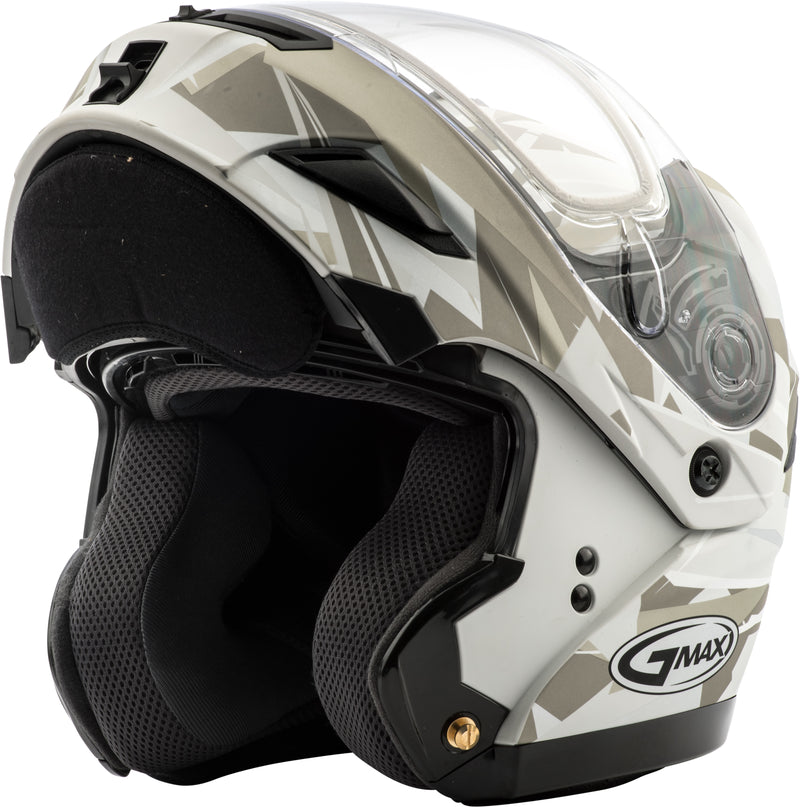 Load image into Gallery viewer, GM-54S MODULAR SCRIBE SNOW HELMET MATTE WHITE/GREY MD G2549015 image 2

