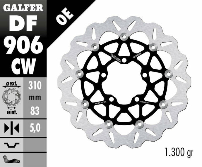 BRAKE WAVE ROTOR TRIUMPH DF906CW image 1