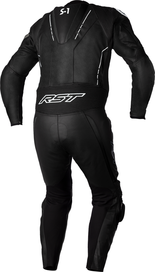 S1 CE SUIT BLACK/BLACK/WHITE LTHR 2XL 102987WHI-48 image 2