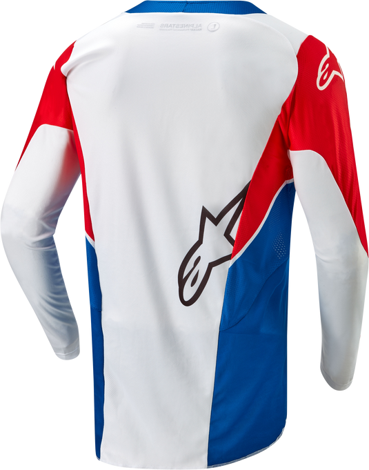 HONDA RACER ICONIC JERSEY WHT/BR BLUE/BR RED SM 3768023-2027-S image 2