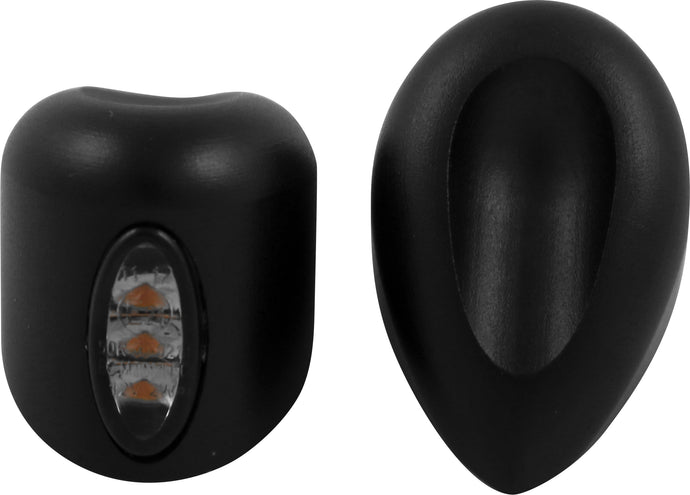 BLACK ELYPSE TURN SIGNALS `15-UP FLTR, `22-UP FXLRST K68459 image 1