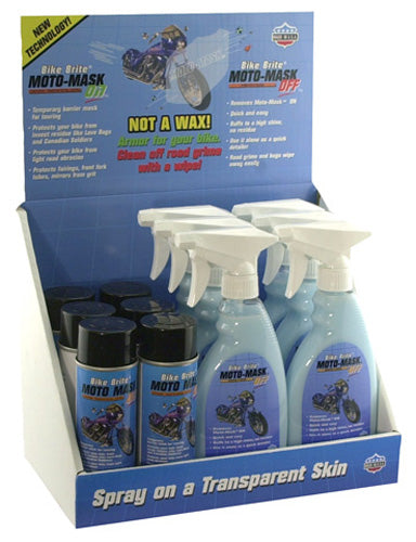 BIKE BRITE MOTO MASK ON/OFF POP DISPLAY