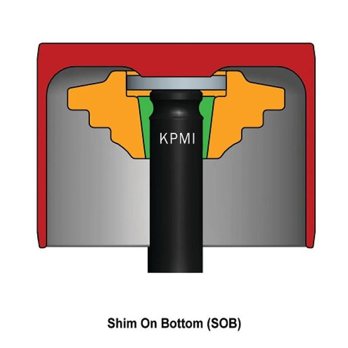 KPMI SHIM-IN-TAPPET SPRING KIT TITANIUM 0.445