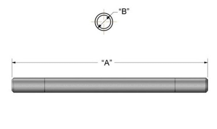 KPMI PUSH ROD, CLUTCH, HT STEEL , TRIUMPH®, 650/750, 1963-1983