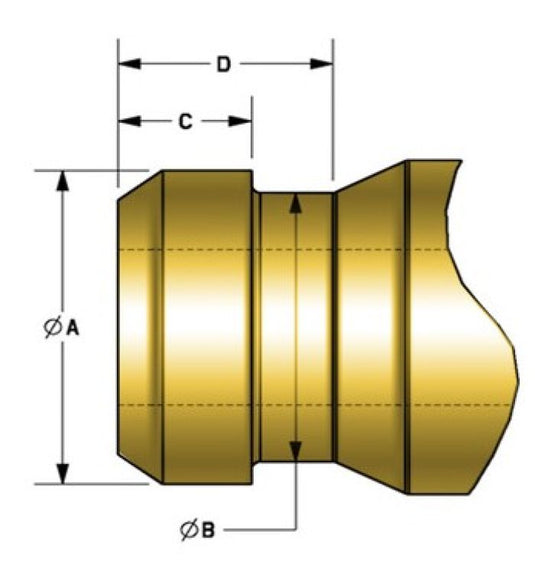 KPMI SEAL, RED VITON, 5.5MM STE M X 0.365