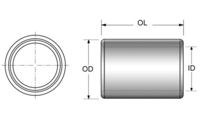 KPMI DOWEL PIN, STEEL (PKG. OF 20), 0.5575