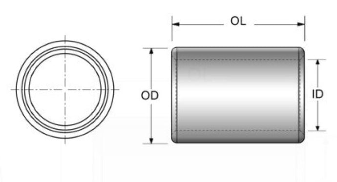 KPMI DOWEL PIN, STEEL (PKG. OF 8), 0.5575