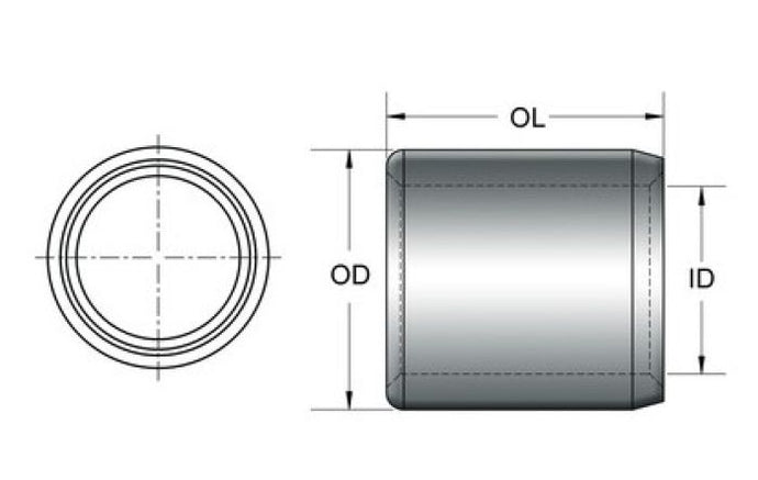 KPMI DOWEL PIN, STEEL (PKG. OF 8), 0.375