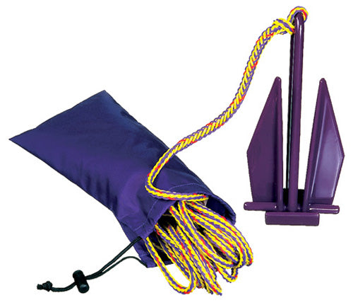 PWC FLUKE ANCHOR, NYLON BAG, ROPE