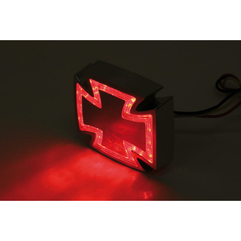 Load image into Gallery viewer, GOTHIC LED TAIL/BRAKE LIGHT EACH CHROME 255-096 image 3
