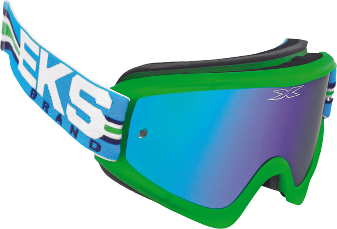 FLAT OUT MIRROR GOGGLE LIQUID FLO GREEN/BLUE 067-10355 image 1