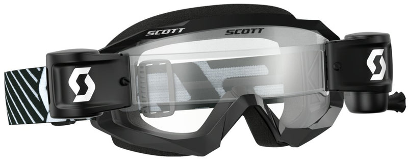 Load image into Gallery viewer, HUSTLE MX WFS GOGGLE BLACK/WHITE W/CLEAR LENS 262593-1007113 image 1
