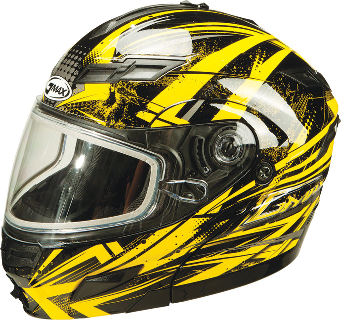 GM-54S MODULAR SNOW HELMET BLACK/YELLOW/SILVER XS G2544233 TC-4 image 1