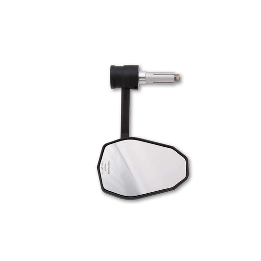 VICTORY-X RIM BAR END MIRROR W/TURN SIGNAL EACH BLACK 301-183 image 1