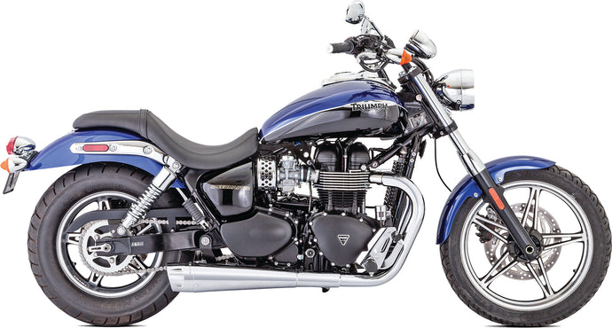 COMBAT SLIP-ON EXHAUST CHROME TR00005 image 1