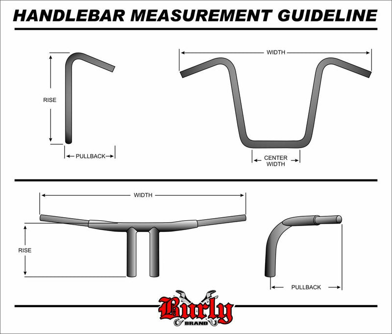 Load image into Gallery viewer, NARROW 12&quot; APEHANGERS 1&quot; BLACK B28-348 image 2
