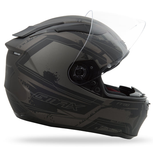FF-88 FULL-FACE X-STAR HELMET MATTE DARK SILVER/SILVER SM G1881574 FTC-21 image 2
