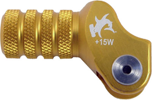 BILLET SHIFT LEVER OFFSET TIP GOLD +15MM 01-0000-08-50 image 1