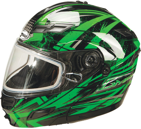 GM-54S MODULARS SNOW HELMET BLACK/GREEN/SILVER XS G2544223 TC-3 image 1