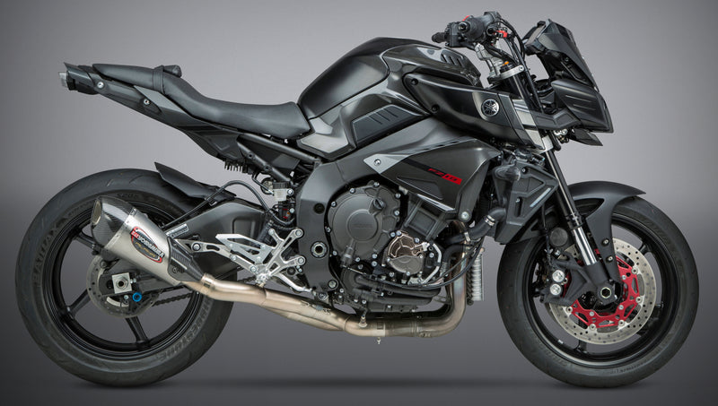 Load image into Gallery viewer, EXHAUST RACE ALPHA-T 3QTR SLIP-ON SS-SS-CF WORKS 13100CP520 image 2
