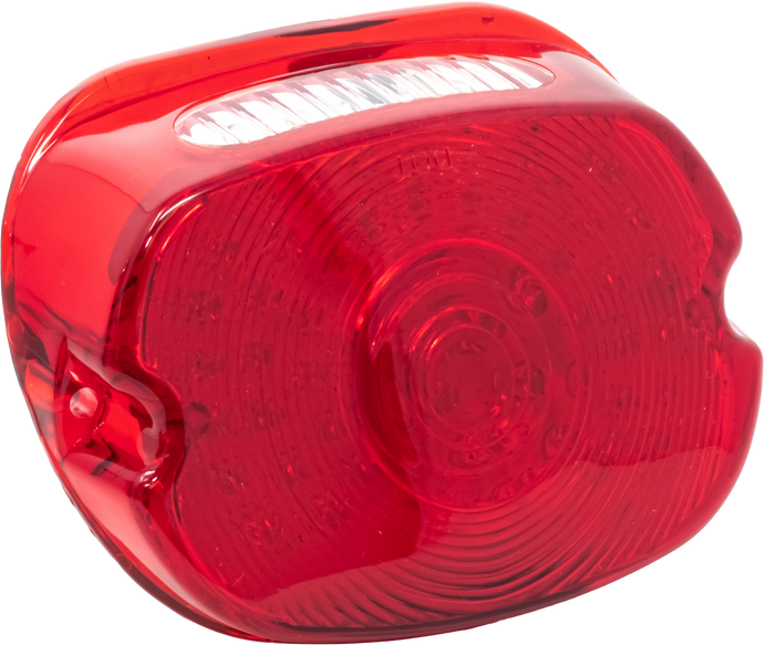 SLANTBACK LOW PRO LED RED LENS  TAILIGHT FXLRST ONLY LLC-SLTL-R-ST image 1