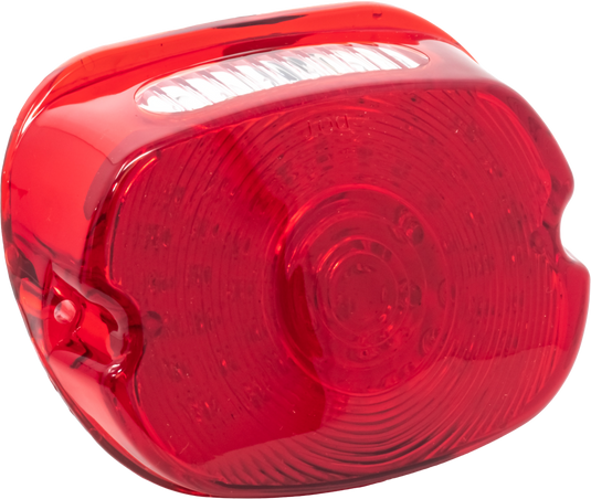 SLANTBACK LOW PRO LED RED LENS  TAILIGHT FXLRST ONLY LLC-SLTL-R-ST image 1