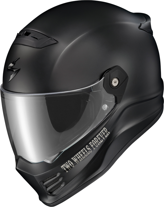 COVERT FX FULL FACE HELMET VTWIN VISIONARY MATTE BLACK LG CFX-1105 image 5