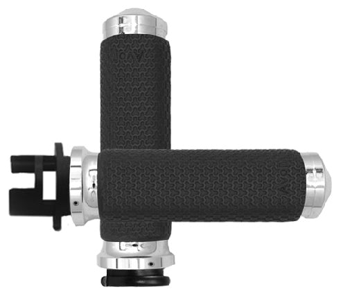 MEMORY FOAM GRIPS CHROME INDIAN (EX SCOUT) MT-IN-MF-63A-CH image 1