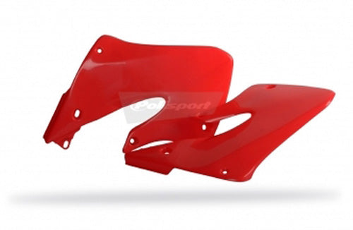 RADIATOR SCOOPS CR125R OEM COLOR FLUO RED