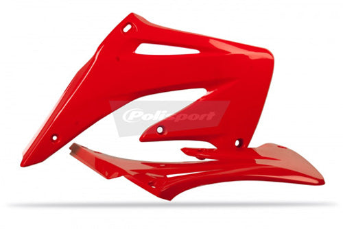 RADIATOR SCOOPS CRF450R OEM COLOR RED CR04