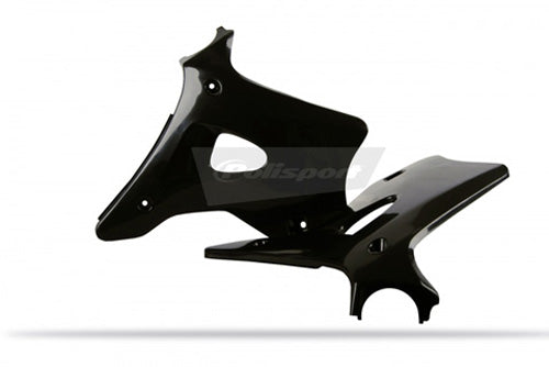 RADIATOR SCOOPS KX125 BLACK