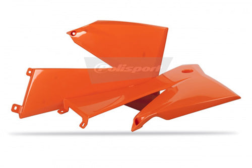 RADIATOR SCOOPS KTM 125/250 SXOEM COLOR ORANGE KTM