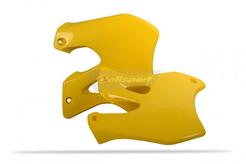 RADIATOR SCOOPS RM125 OEM COLOR YELLOW