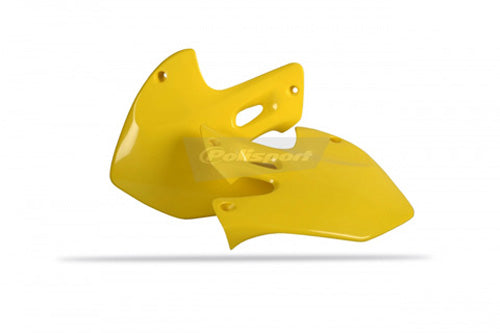 RADIATOR SCOOPS RM125 OEM COLOR YELLOW