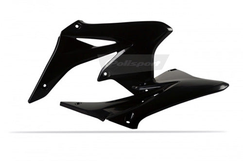 RADIATOR SCOOPS RMZ250 BLACK