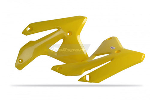 RADIATOR SCOOPS RMZ450 OEM COLOR YELLOW RM01