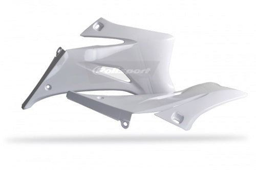 RADIATOR SCOOPS YZ250F IPD WHITE