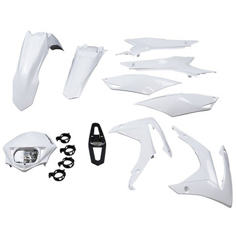 POLISPORT COMPLETE KIT / CRF450R  OEM COLOR NEW, WHITE