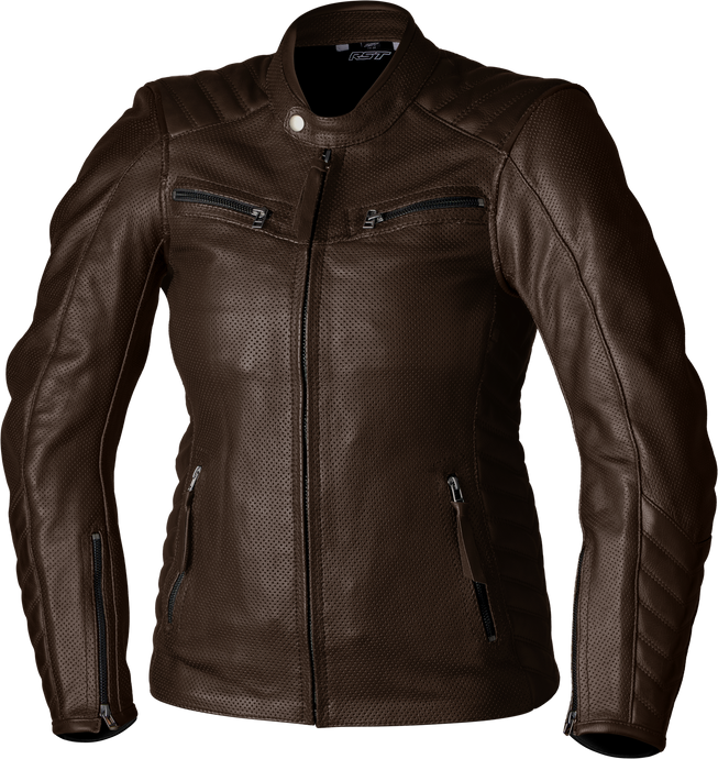 LADIES ROADSTER AIR CE JACKET BROWN LEATHER XL 103538BRN-16 image 1