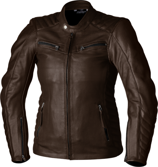 LADIES ROADSTER AIR CE JACKET BROWN LEATHER XL 103538BRN-16 image 1
